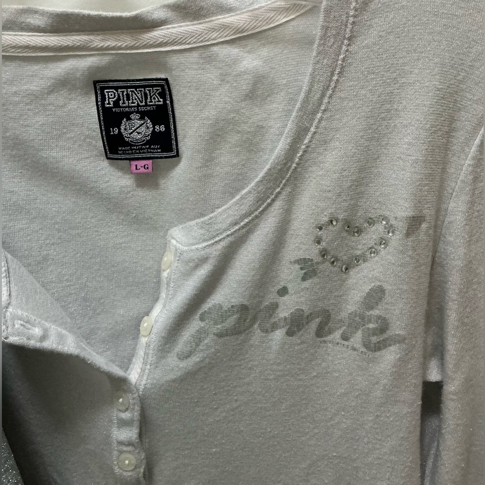 Pink VS Bling  Zip-Up Hoodie & Shirt - Rare Find! - Picture 7 of 8